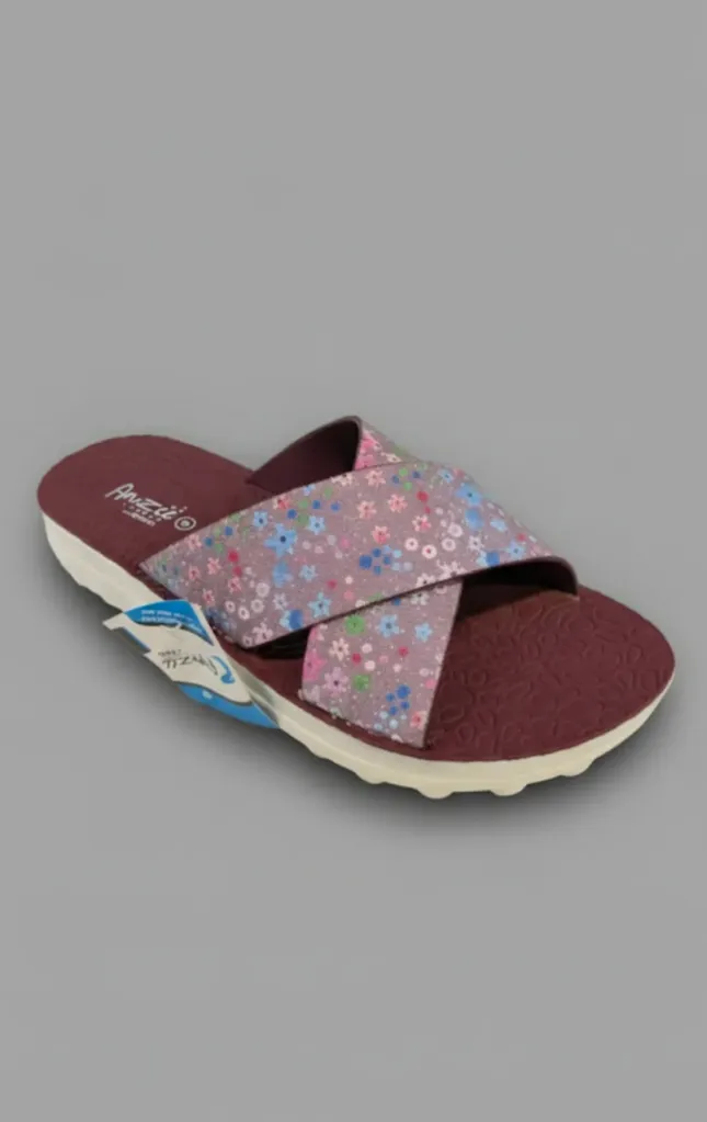 Comfort Wear "Criss-cross Strap par rang-birange Floral prints (phoolon ka design