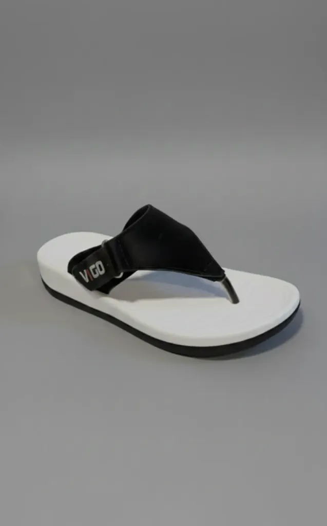 Brand VIGO Strap  Black (Kala) (Comfort Flip-Flops)